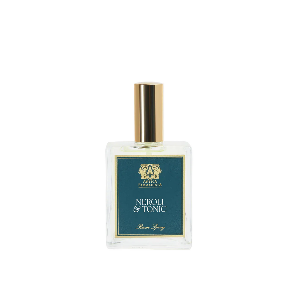 Bottle of 'Neroli & Tonic' room spray by Anica Farmacista 