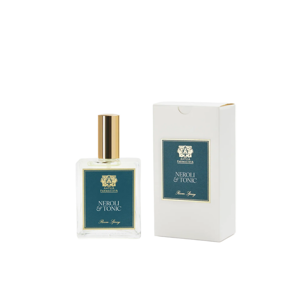 Antica farmacista Neroli & Tonic room spray bottle and packaging