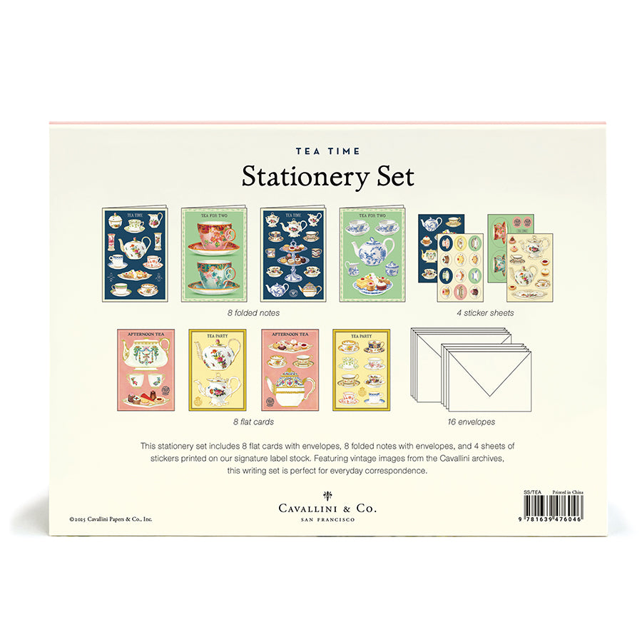 Tea Time Stationery Set