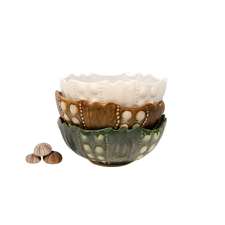 Ae Ceramics Sea Urchin Series Small Bowl in Mint & Tortoise