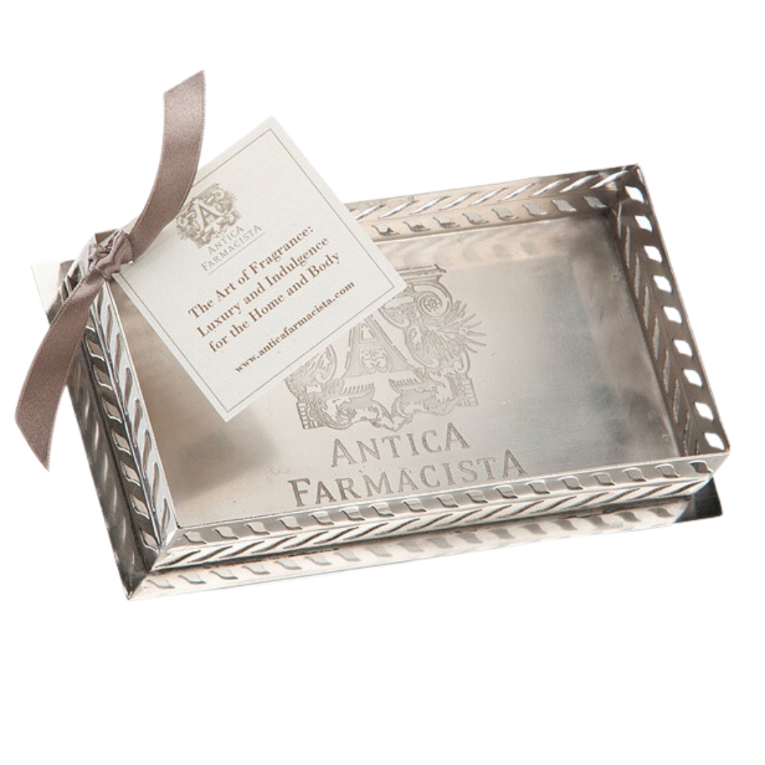 Antica Farmacista Decorative Nickel Bath & Body Tray