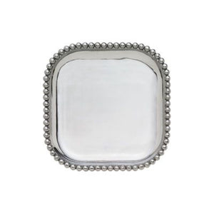 Mariposa String of Pearls Square Platter, Small
