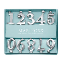 Load image into Gallery viewer, Mariposa Classic Number Candle Holder Set
