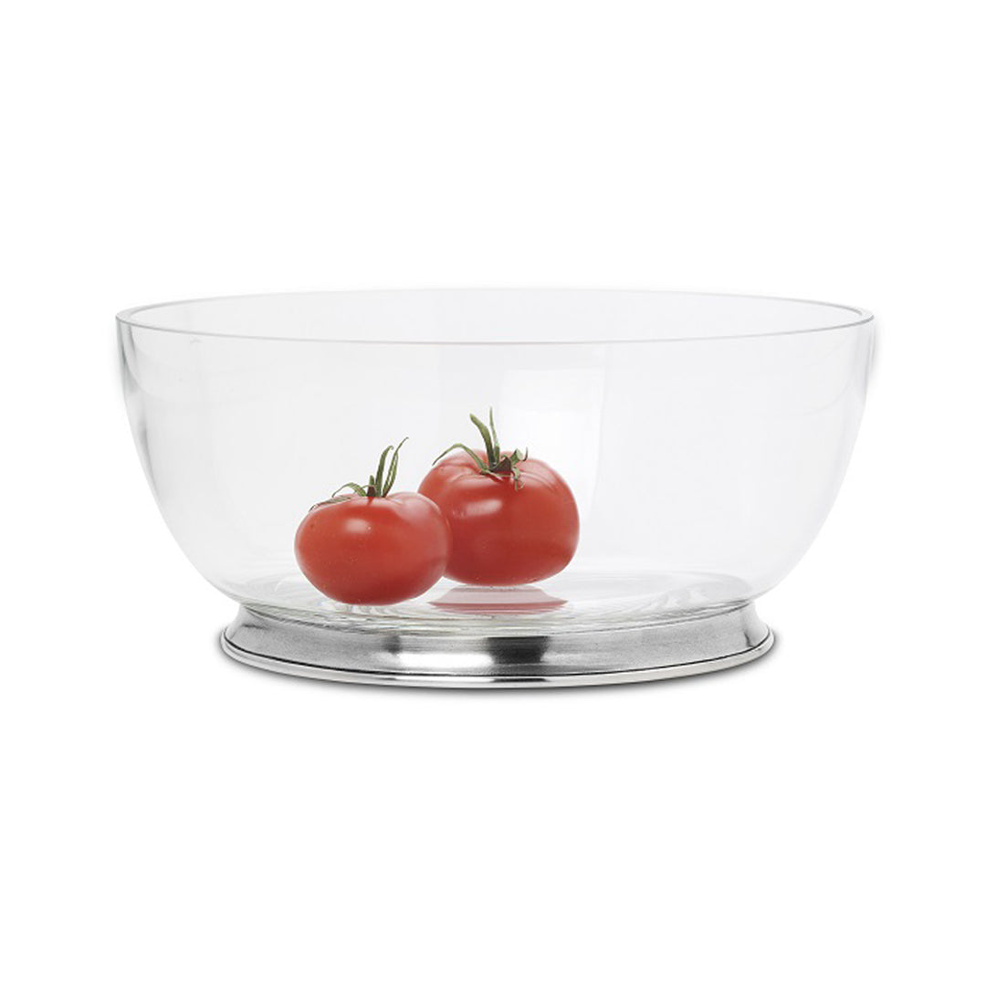 Match Pewter Round Crystal Bowl