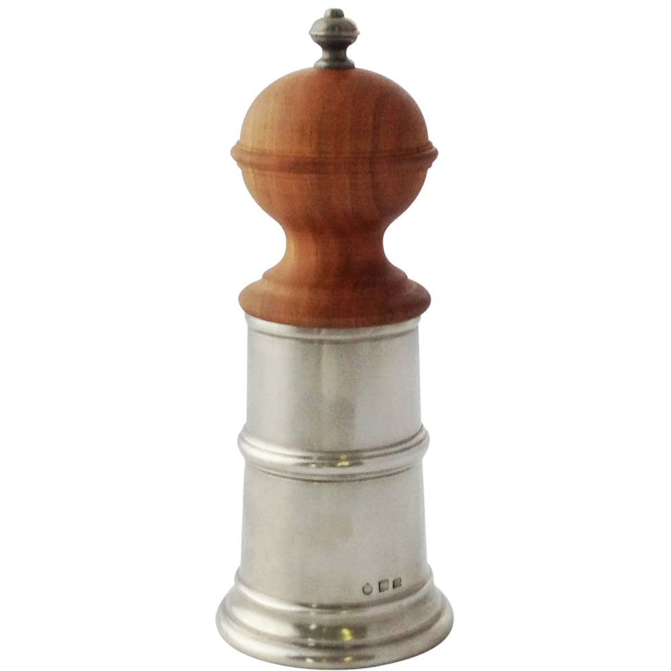 Match Pewter Wood & Pewter Salt Mill