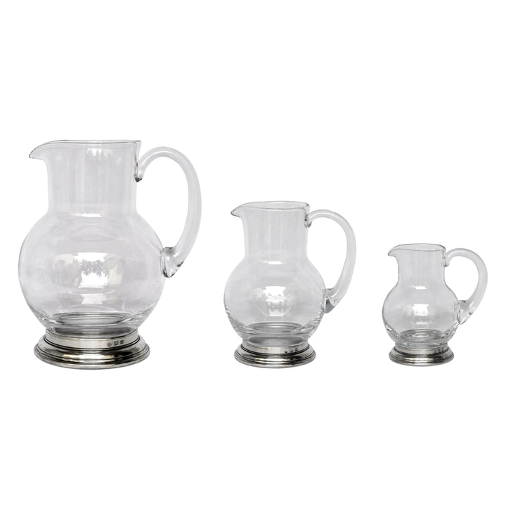 Match Pewter Glass Pitcher