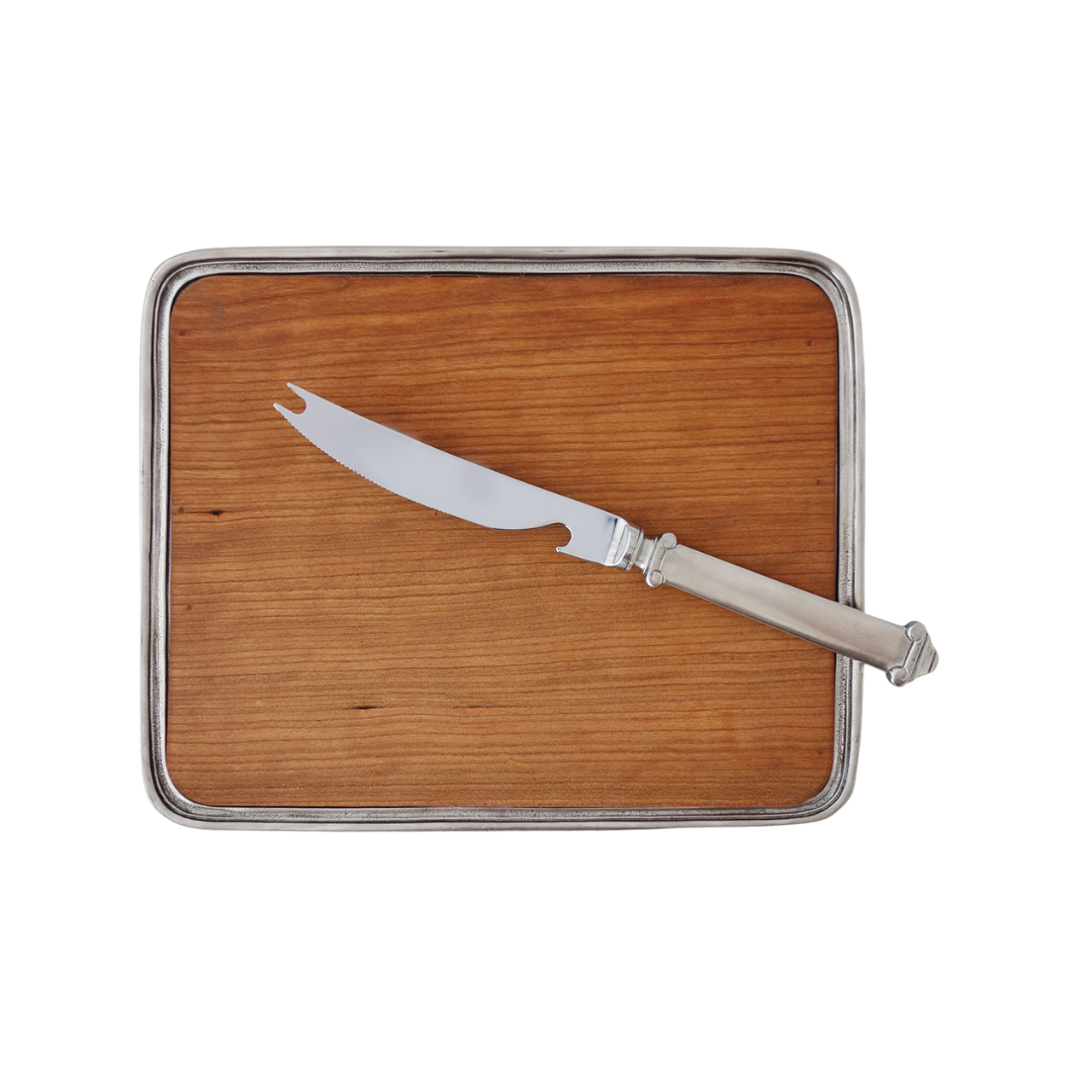 Match Pewter Bar Tray w/ Knife