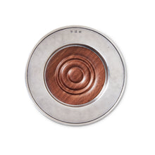 Load image into Gallery viewer, Match Pewter Convivio Wine Coaster w/ Wood Insert

