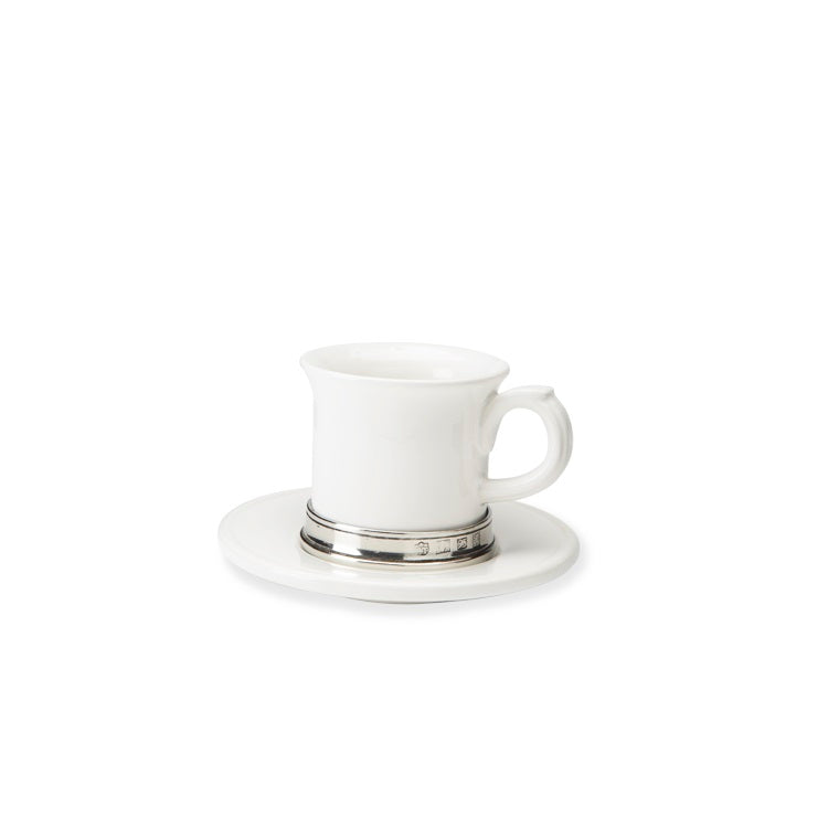 Match Pewter Convivio Espresso Cup & Saucer