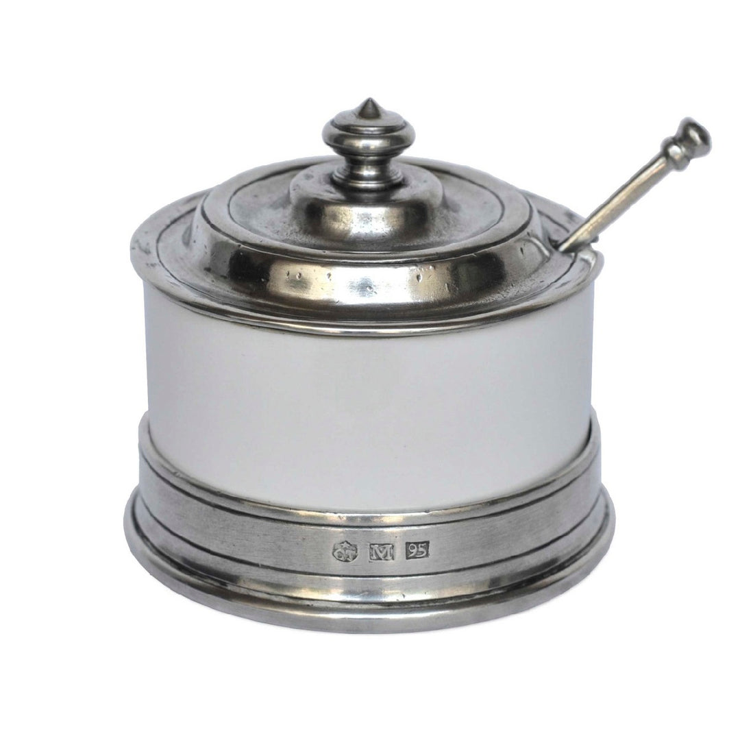 Match Pewter Convivio Jam Pot w/ Spoon