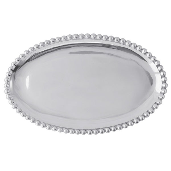 Mariposa Pearled Oval Platter