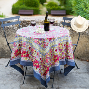 Jardin Red & Grey Tablecloth