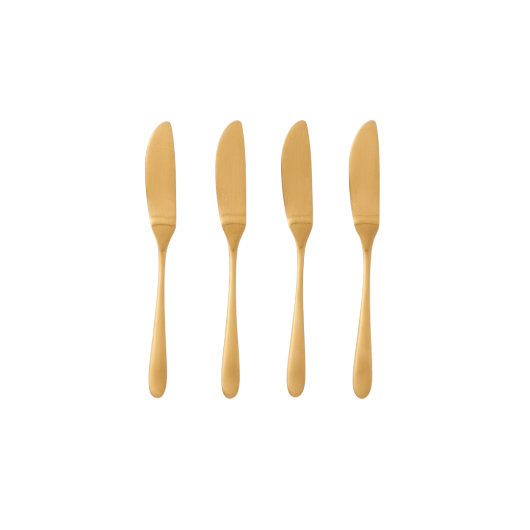 Alba Gold Cheese Spreader Set