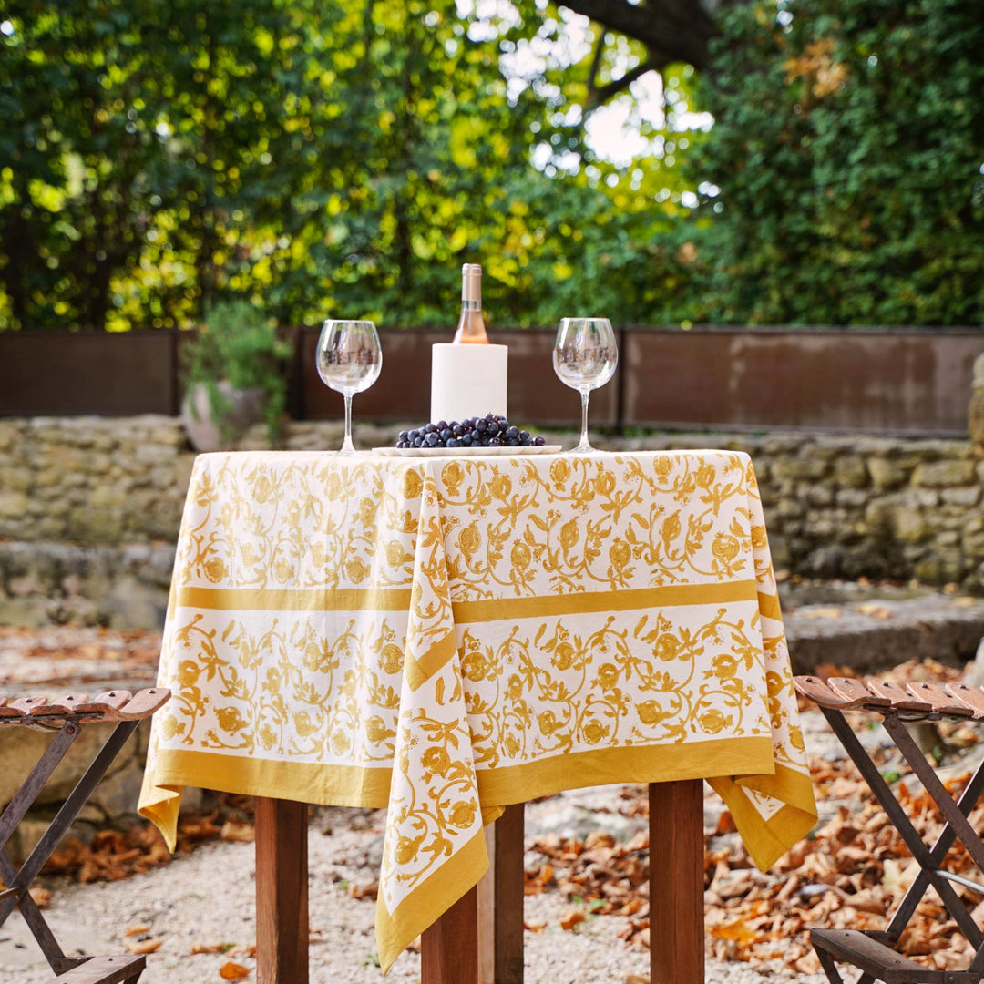 Granada Mustard Tablecloth