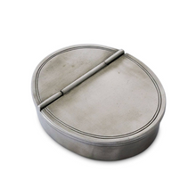Load image into Gallery viewer, Match Pewter Lidded Cigar Ashtray
