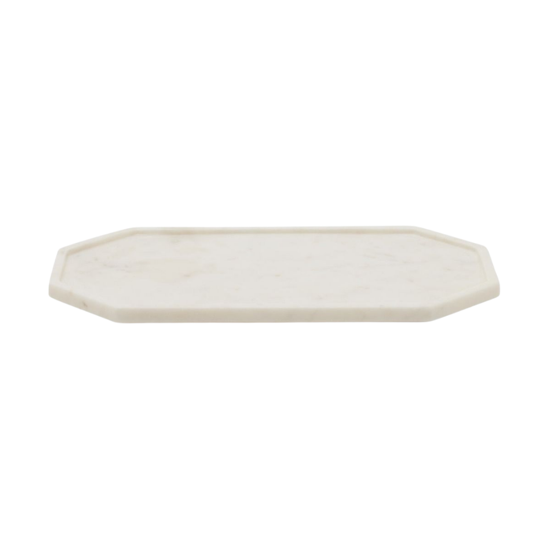 Aila White Marble Serving Trays