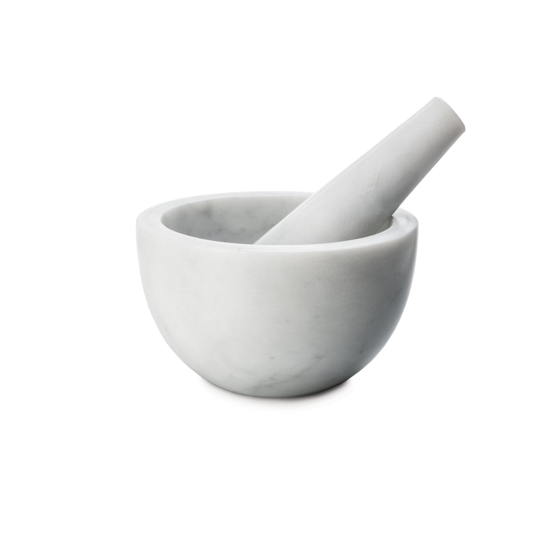 Simon Pearce Carrara Marble Mortar & Pestle