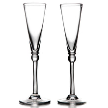 Load image into Gallery viewer, Simon Pearce Hartland Champagne Flutes in a Gift Box, Set of 2

