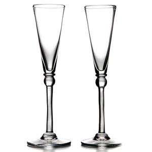 Simon Pearce Hartland Champagne Flutes in a Gift Box, Set of 2