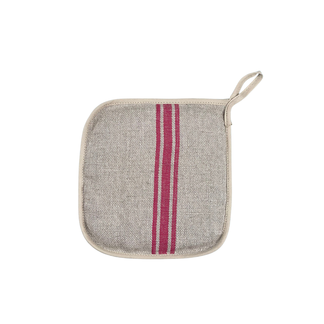 Theiffry Linen Potholder in Red