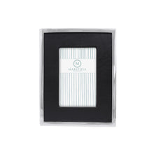 Load image into Gallery viewer, Mariposa Black Leather w/ Metal Border Frame
