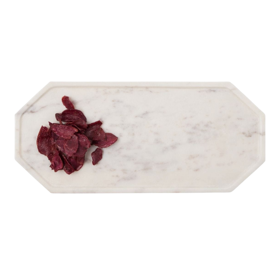 Aila White Marble Serving Trays