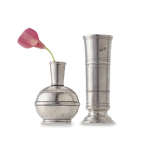 Match Pewter Footed Cylinder Vase