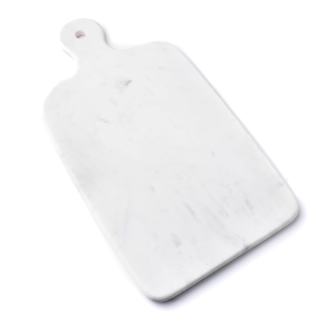 Simon Pearce Marble Cutting Board in White, Large