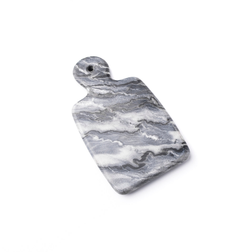 Simon Pearce Marble Cutting Board in Grey, Small