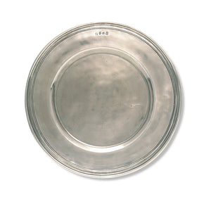 Match Pewter Scribed Rim Charger