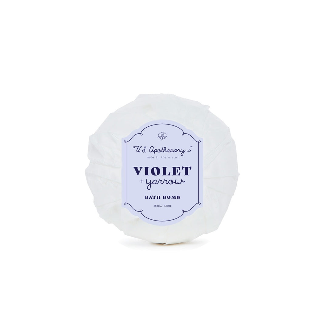 U.S. Apothecary Violet & Yarrow Bath Bomb