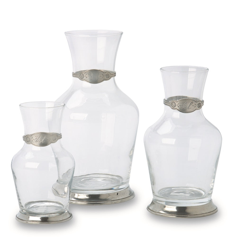 Match Pewter Glass Carafe, 1 Litre