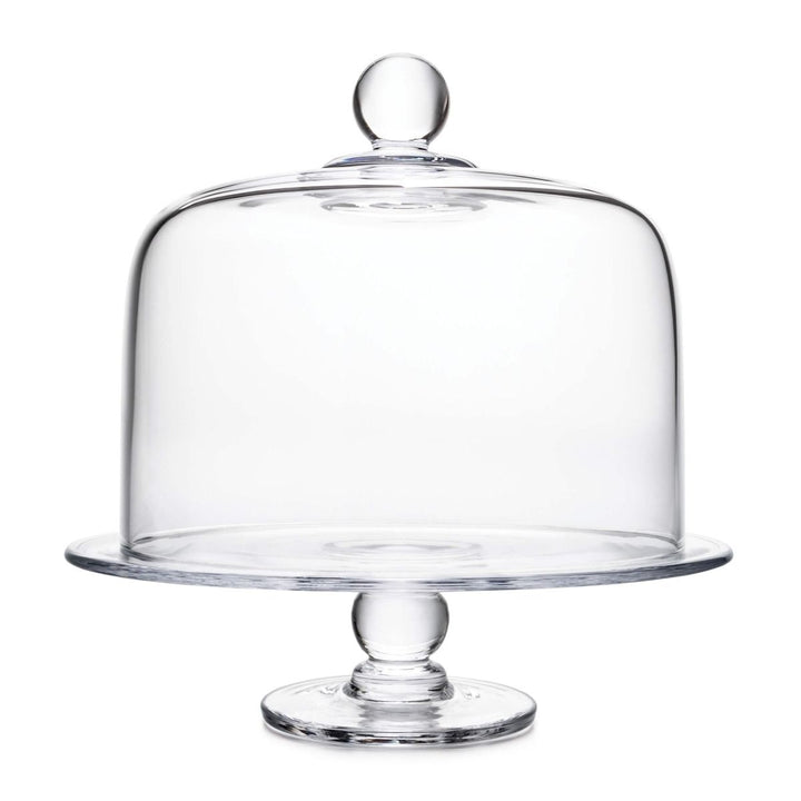 Simon Pearce Hartland Medium Cakeplate Dome on cake tray