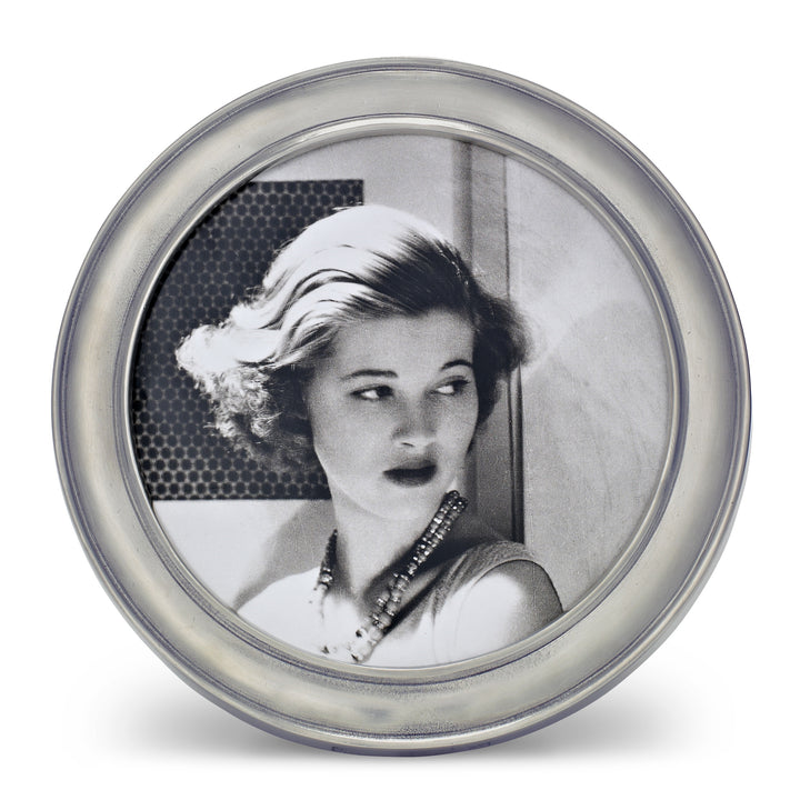 Match Pewter Lugano Round Frame, Large