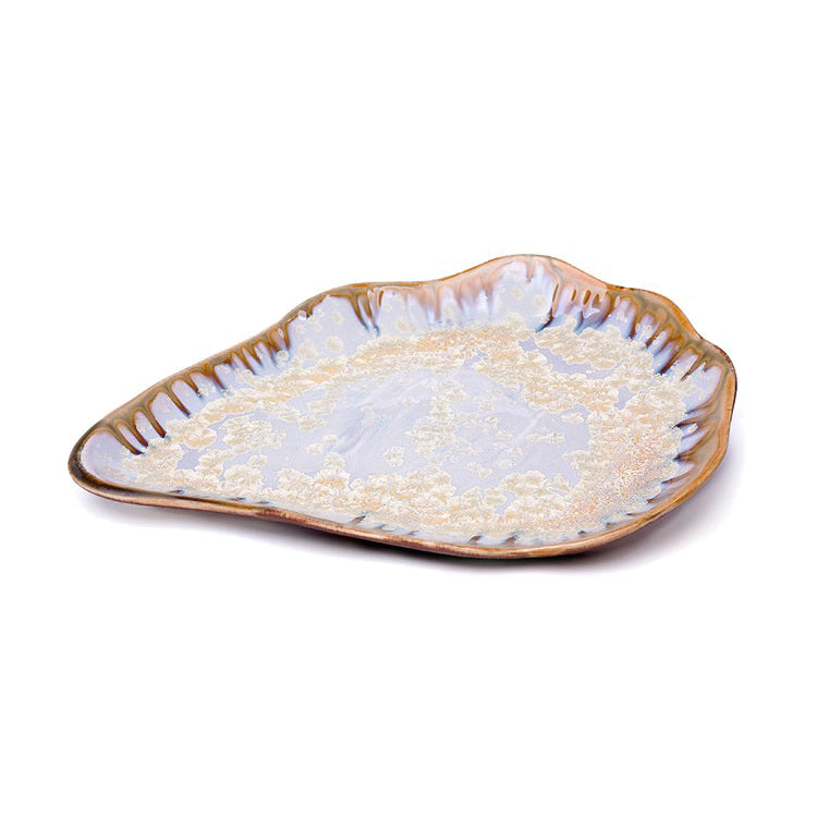 Ae Ceramics Oyster Series Medium Plate in Abalone & Tortoise