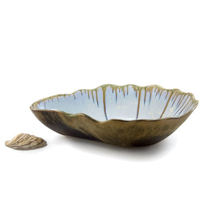 Ae Ceramics Oyster Series Large Nesting Bowl in Abalone & Tortoise