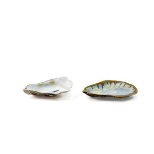 Ae Ceramics Oyster Series Damariscotta Dish in Abalone & Tortoise