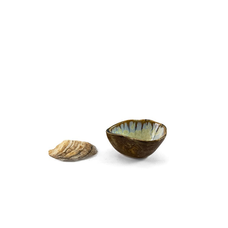 Ae Ceramics Oyster Series Dessert Bowl in Abalone & Tortoise