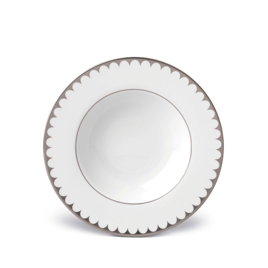 L'Objet Aegean Filet Platinum Soup Plate