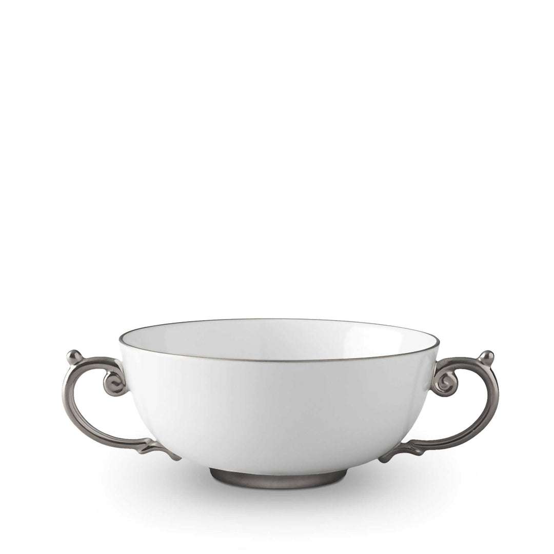 L'Objet Aegean Platinum Soup Bowl