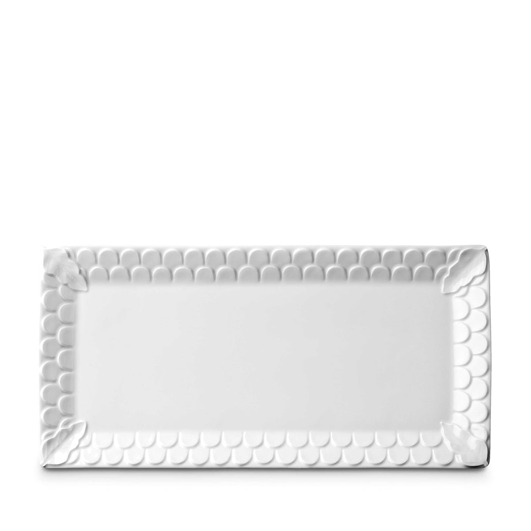 L'Objet Aegean White Rectangular Platter