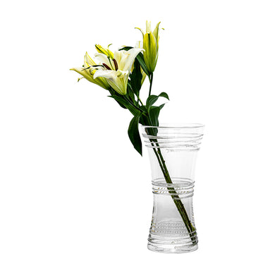 Juliska Ella Corset Vase 14 inch white lily