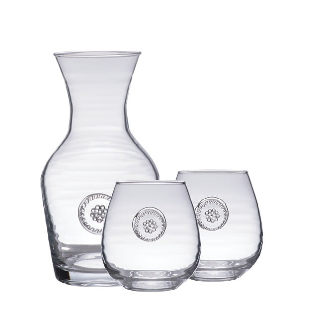 Juliska Berry & Thread Glass Wine Carafe