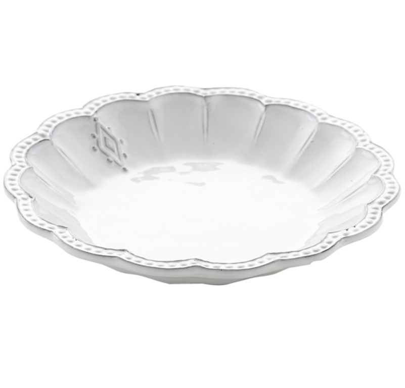 Arte Italica Bella Bianca Medallion Pasta/Soup Bowl