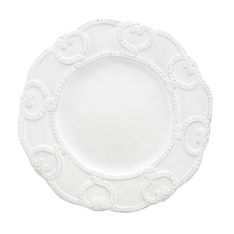 Arte Italica Bella Bianca Antique Lace Salad Plate