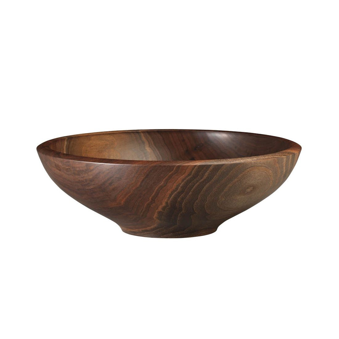 Andrew Pearce Black Walnut Wood Champlain Bowl, 16"