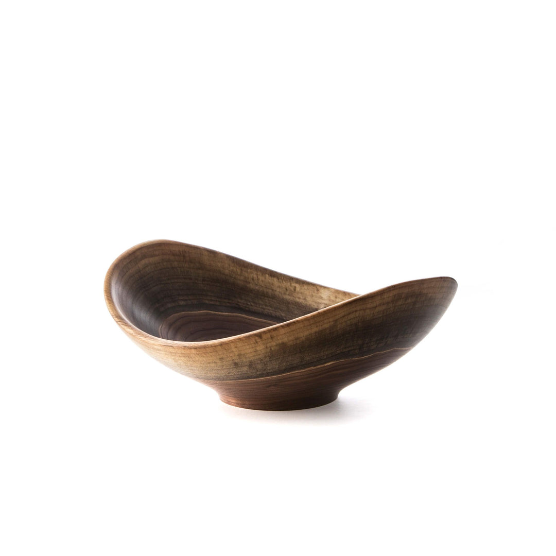 Andrew Pearce Black Walnut Wood Live Edge Bowl, 12"