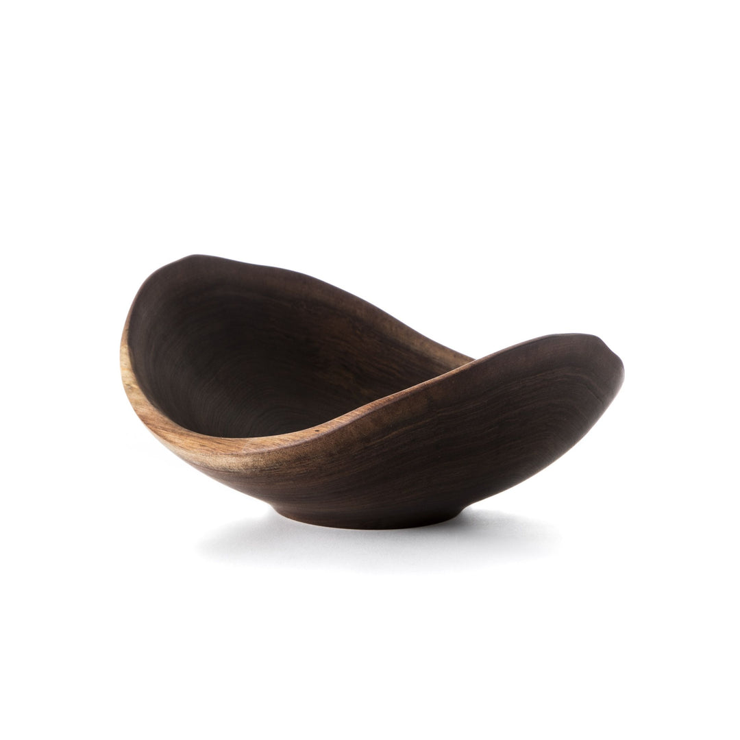 Andrew Pearce Black Walnut Wood Live Edge Bowl, 16"