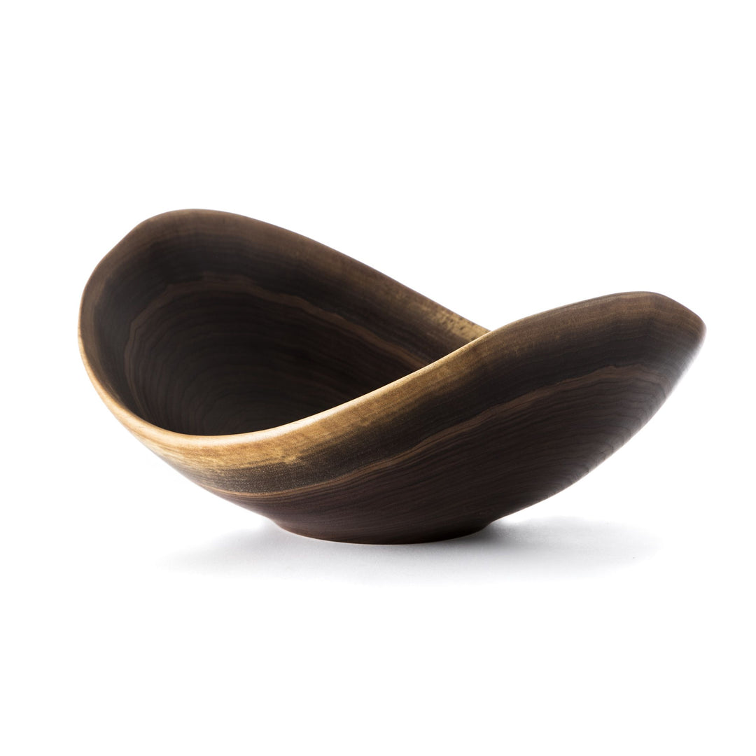 Andrew Pearce Black Walnut Wood Live Edge Bowl, 20"