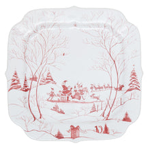 Load image into Gallery viewer, Juliska Country Estate Winter Frolic Ruby Santa&#39;s Naughty &amp; Nice List Cookie Tray

